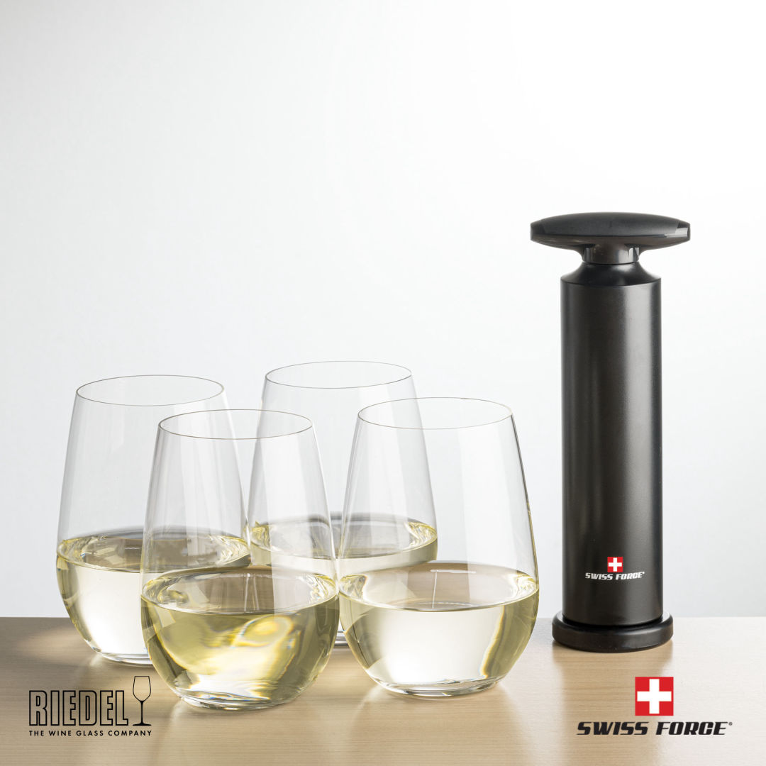 Swiss Force® Effortless Opener & RIEDEL Stemless 4