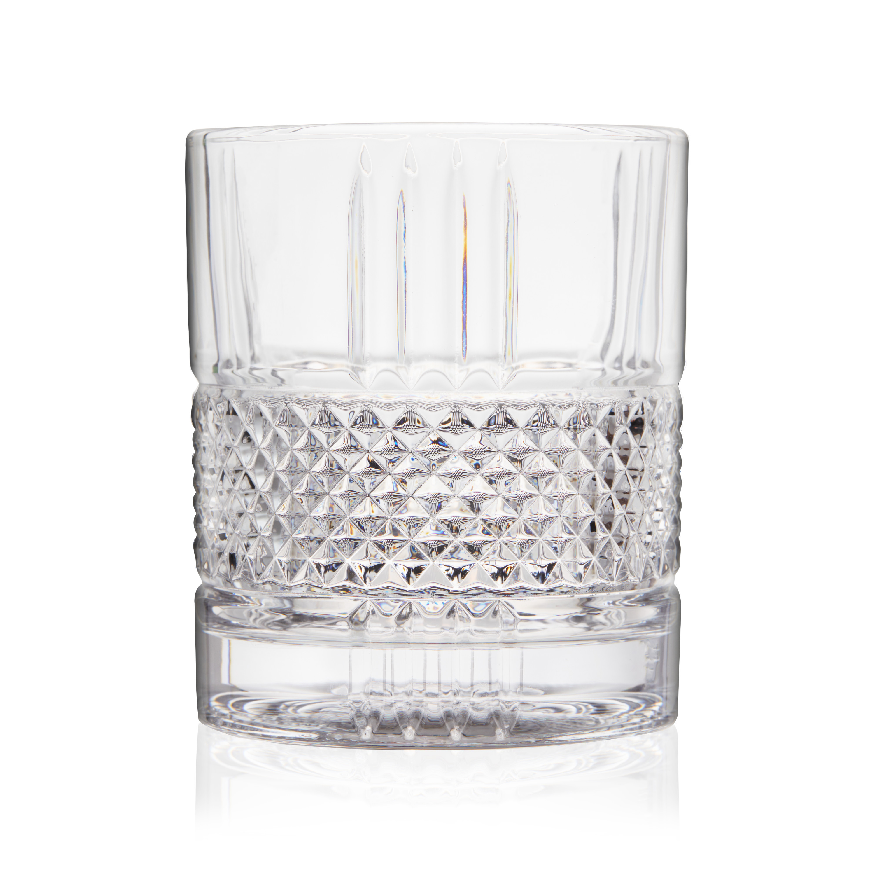 Viski® Revolve Crystal Spinning Rocks Glass 9