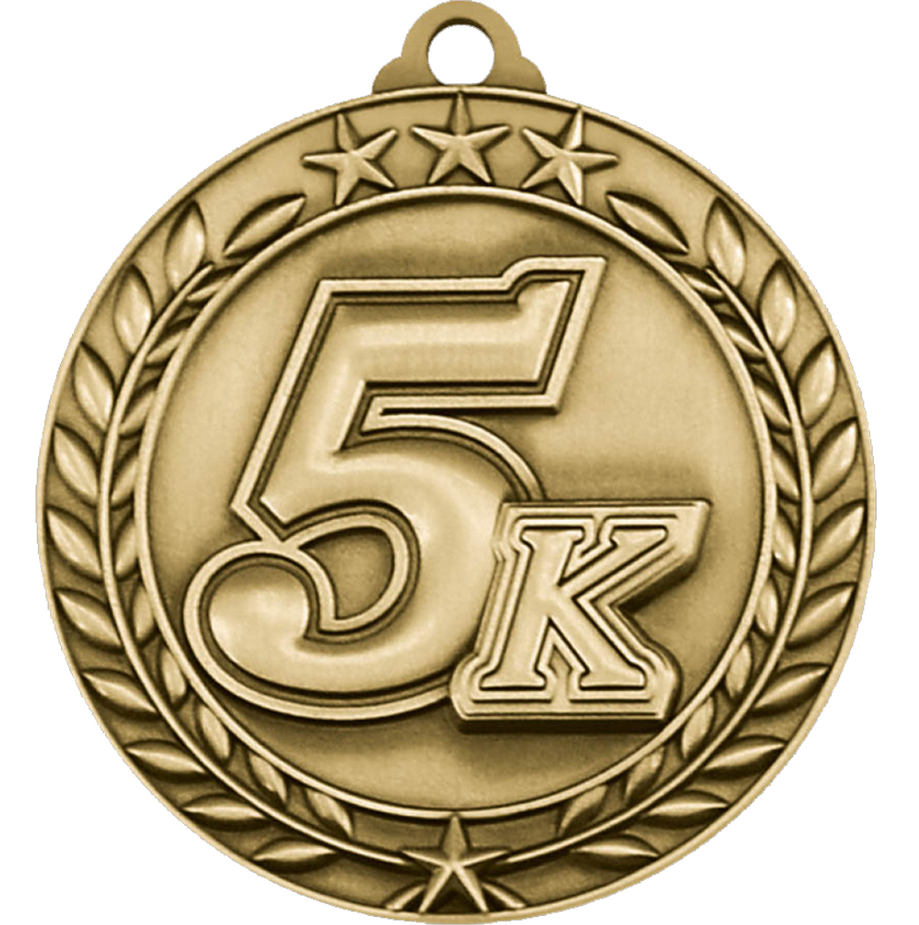 Stock Small Academic & Sports Laurel Medals: 5K 3