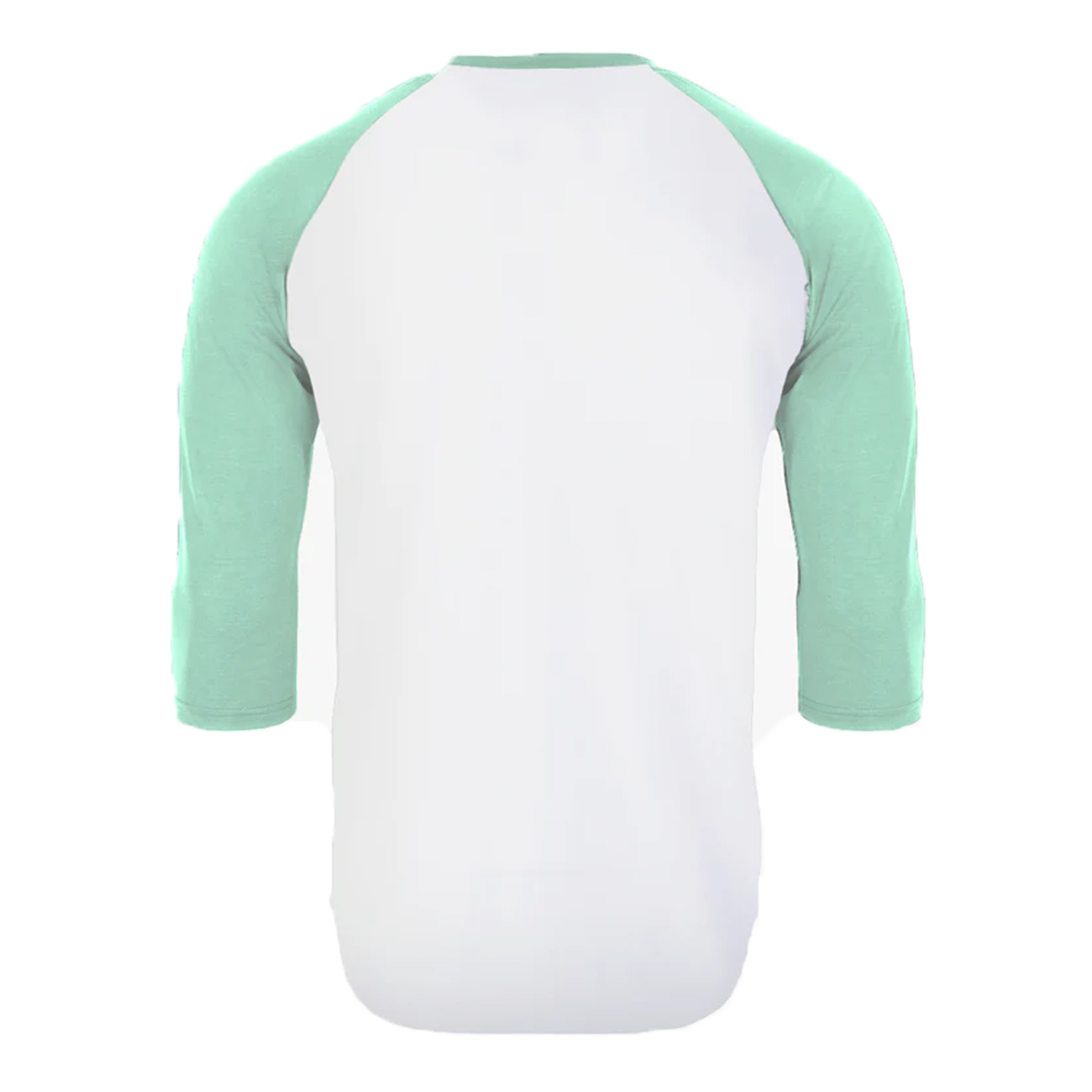 Men's Classic 3/4 Baseball Tee with White Body 1