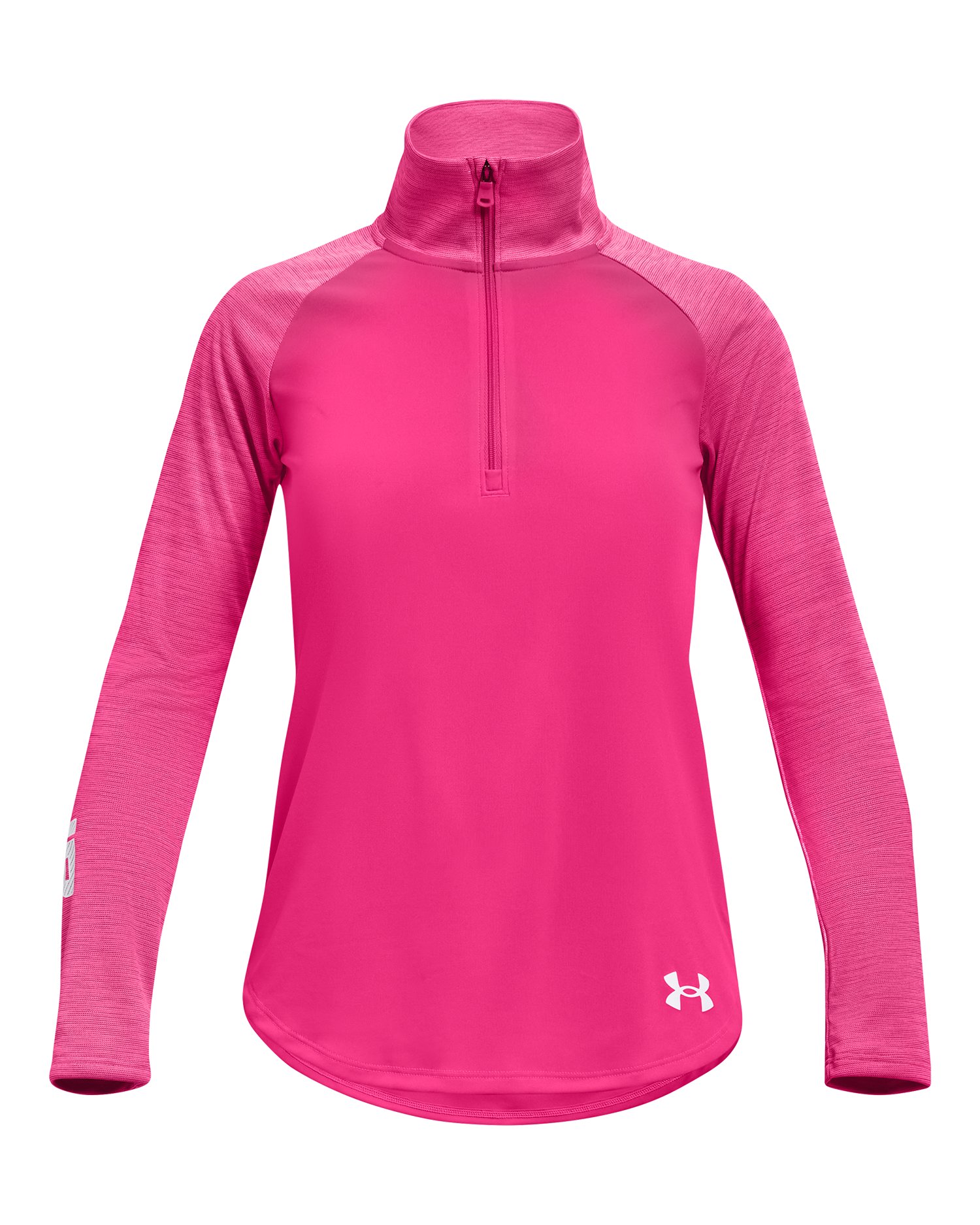 UA Tech Graphic Girls' Zip 7