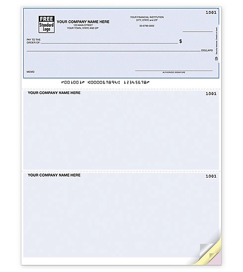 Multipurpose laser voucher top check with lines 2