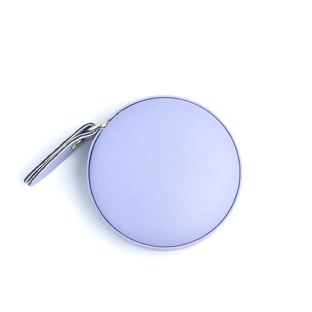 Automatic retractable 1.5m 60 inch round square PU leather tape measure 8