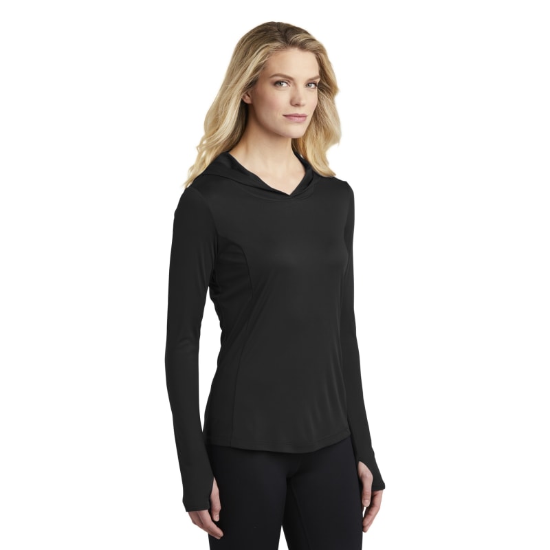 Sport-Tek Women's PosiCharge Competitor Hooded Pullover., custom hoodie or sweatshirt with logo imprint 7