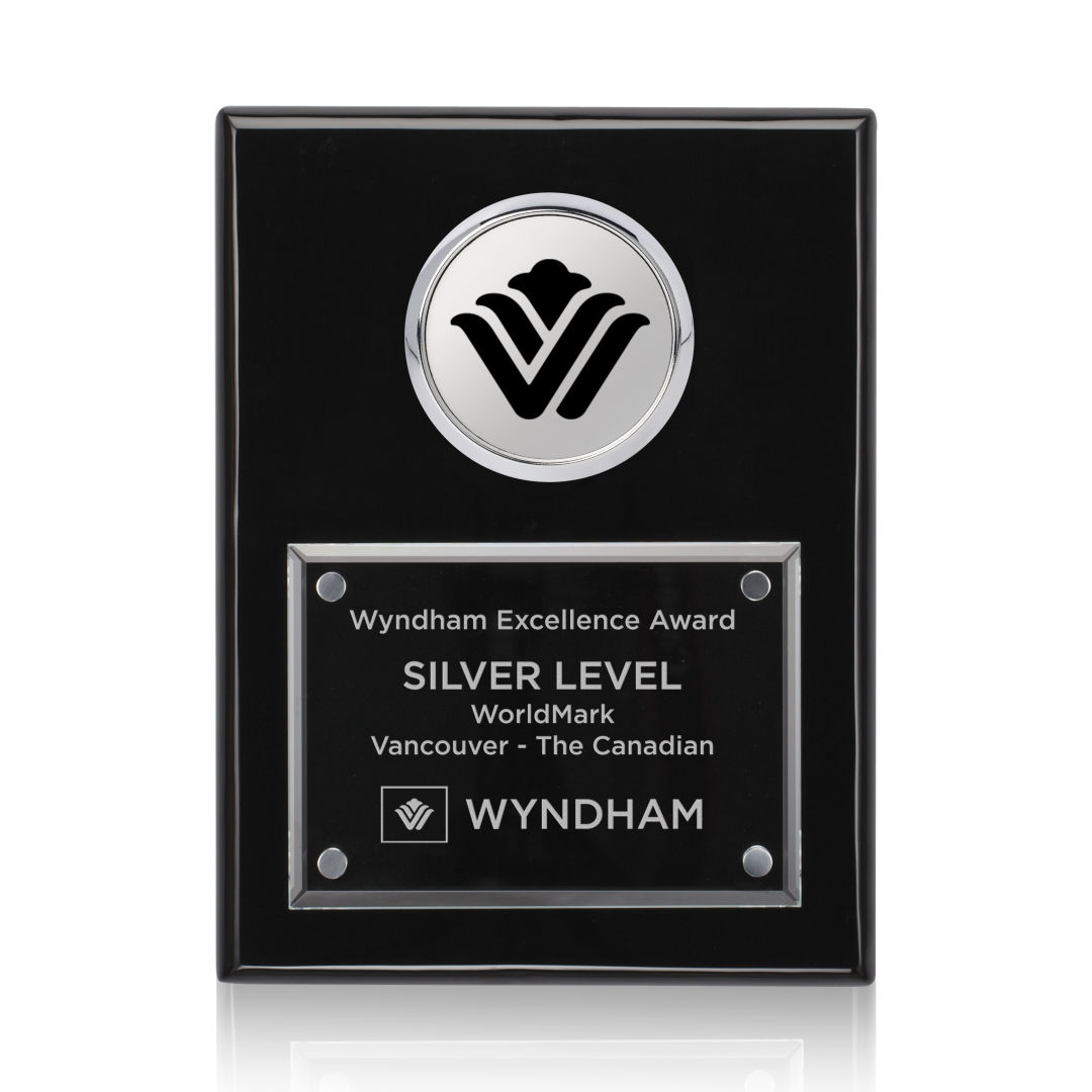 Jansenn Plaque - Black/Chrome 3