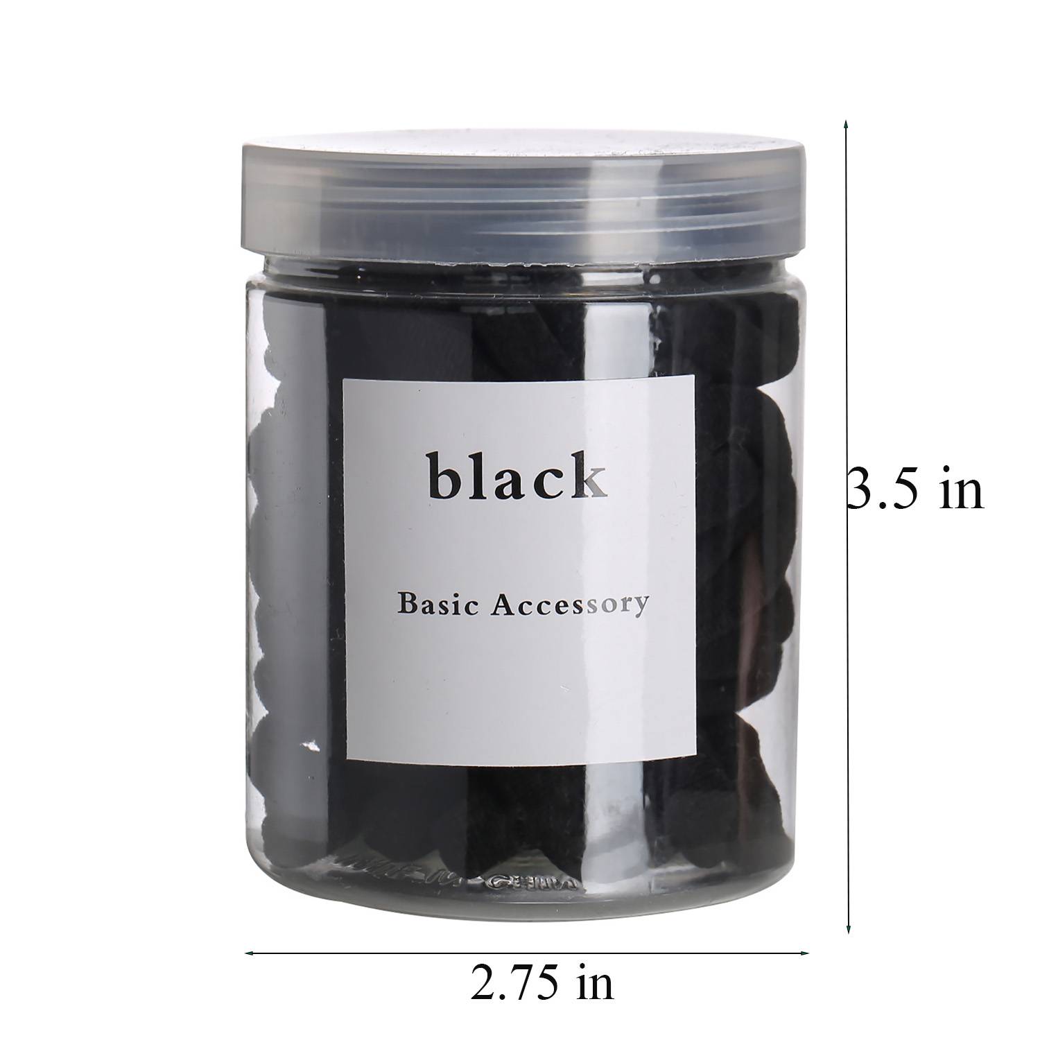 50pcs Seamless Elastic Hair Ties - Bulk Pack for Daily Use 3