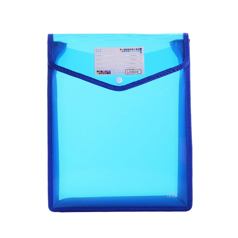 A4 Size Vertical Document Storage Bag With Snap Button 17