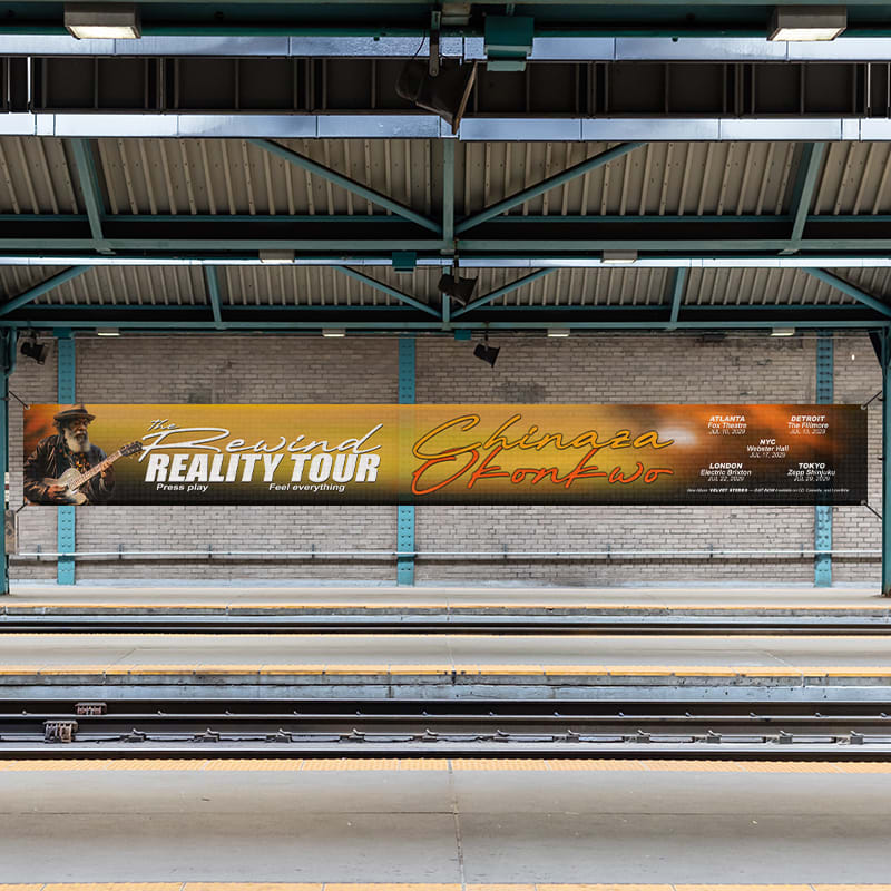 Custom 3' X 25' Mesh Banners 3