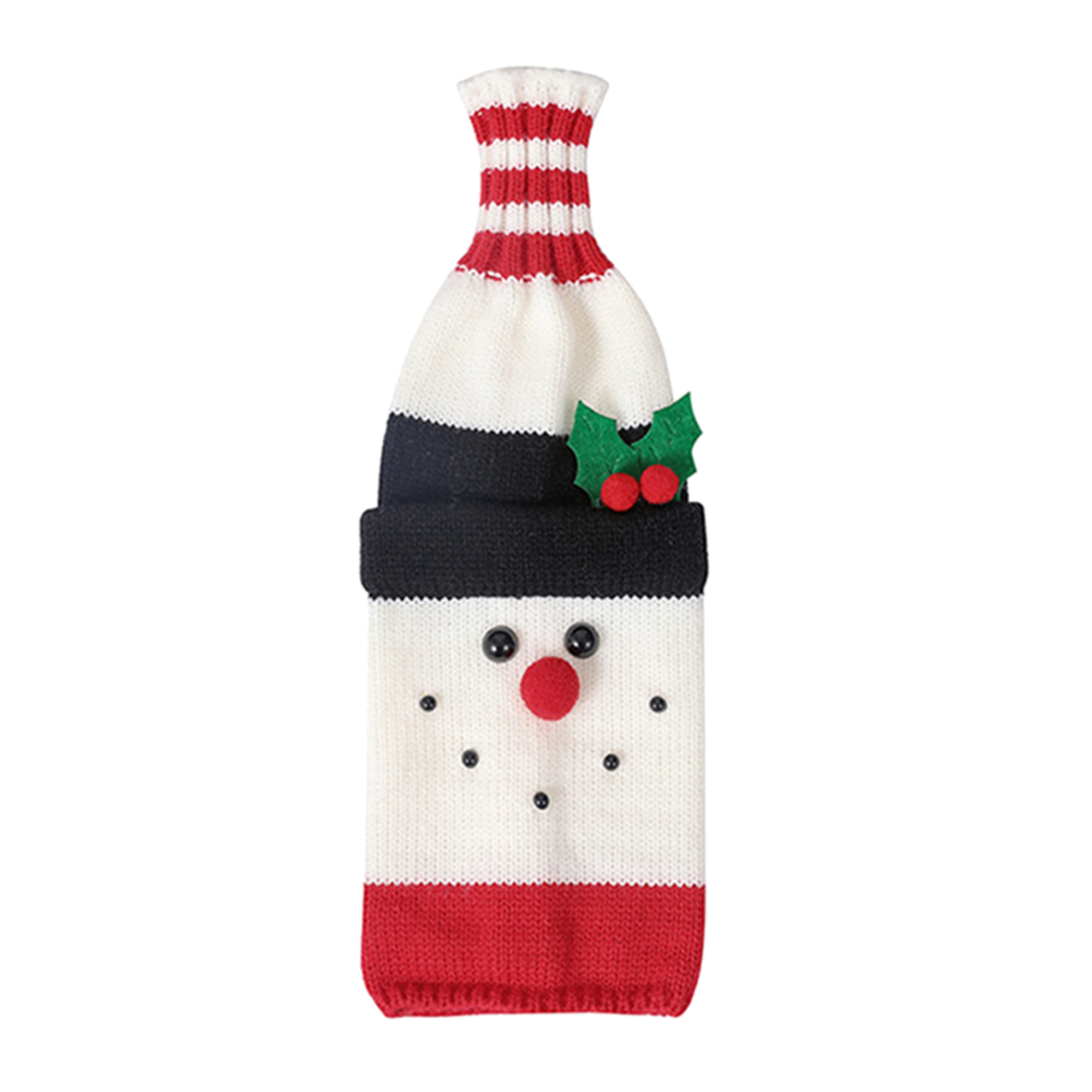 Christmas Decorative Knit Bottle Cover 6