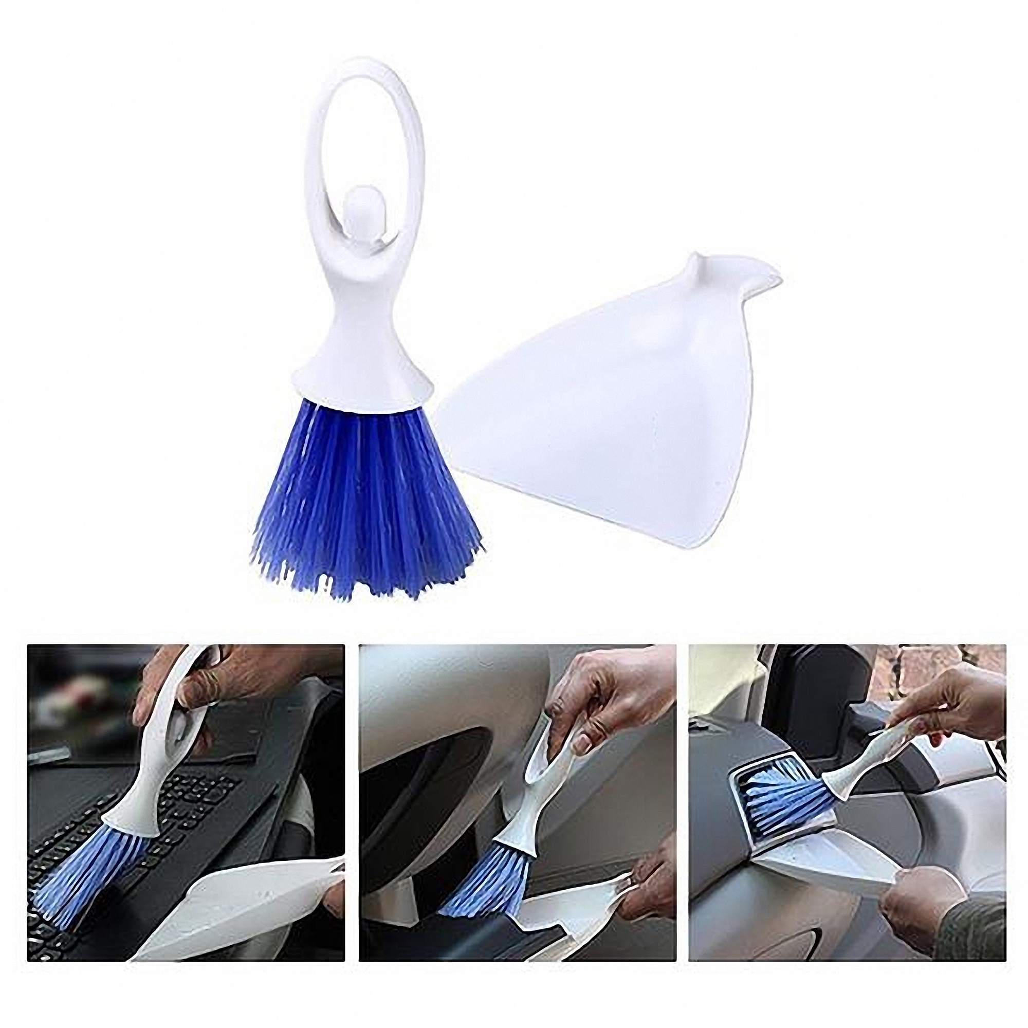 Car Cleaning Brush and Dustpan Combo Set 2