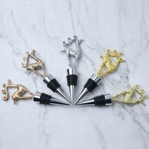 Festive Reindeer Wine Stopper Cork For Holiday Celebrations 9