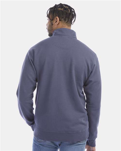 Unisex Garment-Dyed Quarter-Zip Sweatshirt - GDH425 6