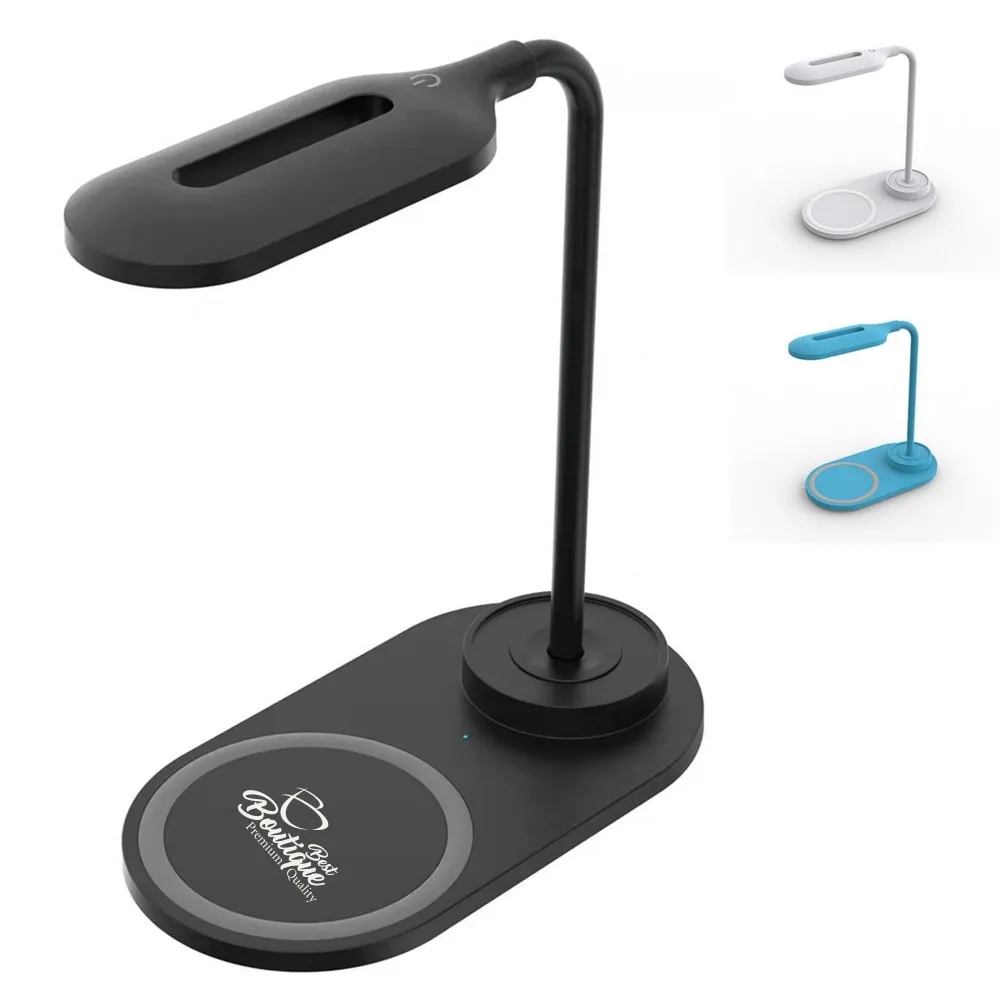 LED Lamp Touch Gooseneck Desk with Wireless Charging 1
