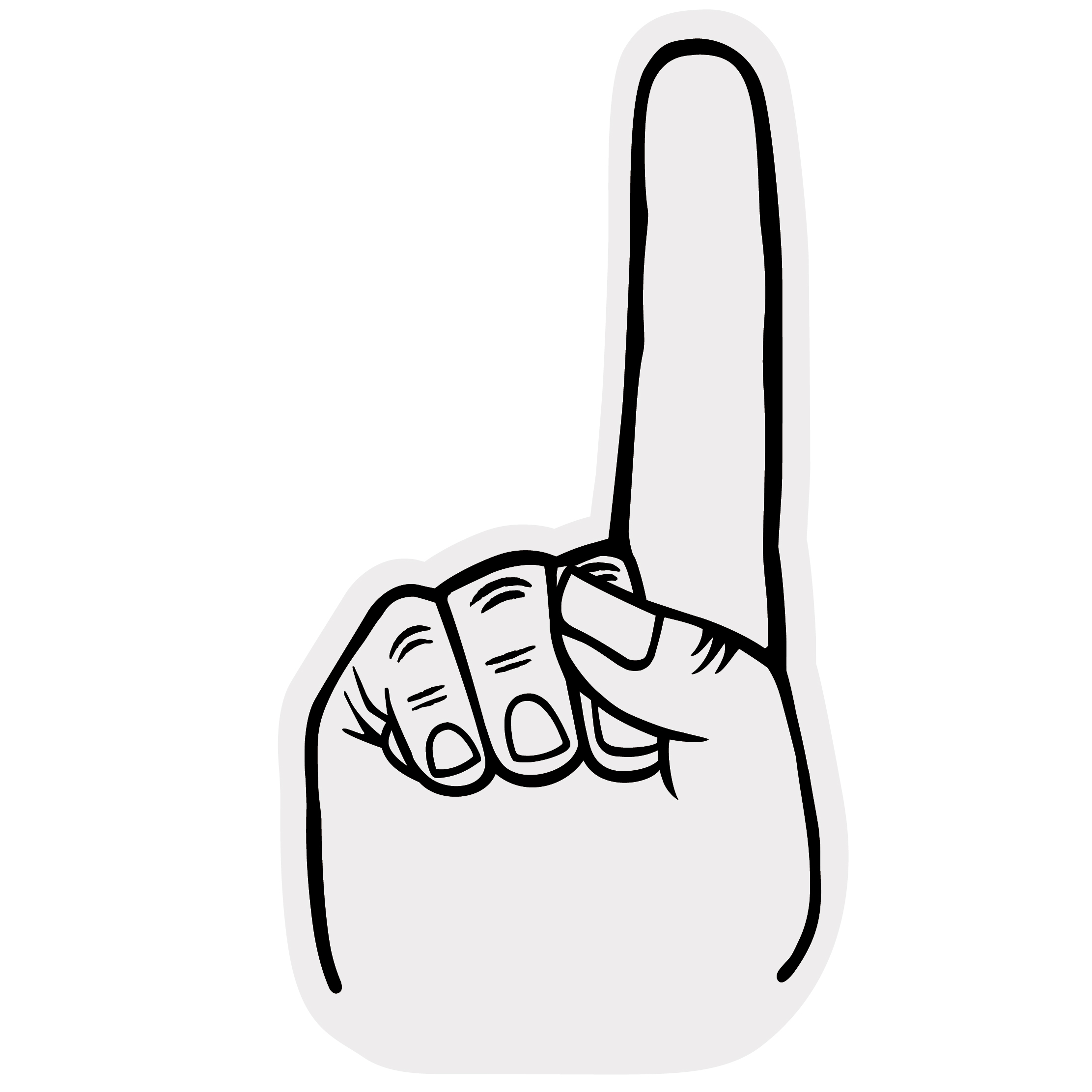14" Foam Hand 8