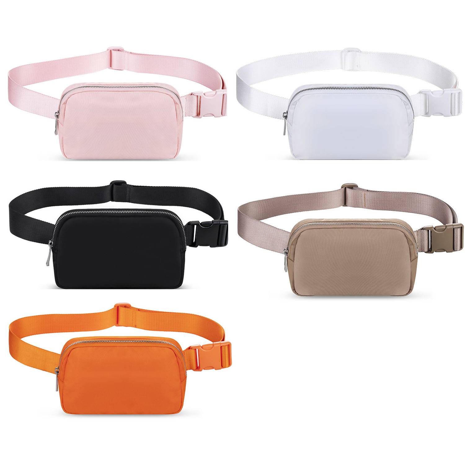 Fashionable And Simple Nylon Fanny Pack Waist Bag 4