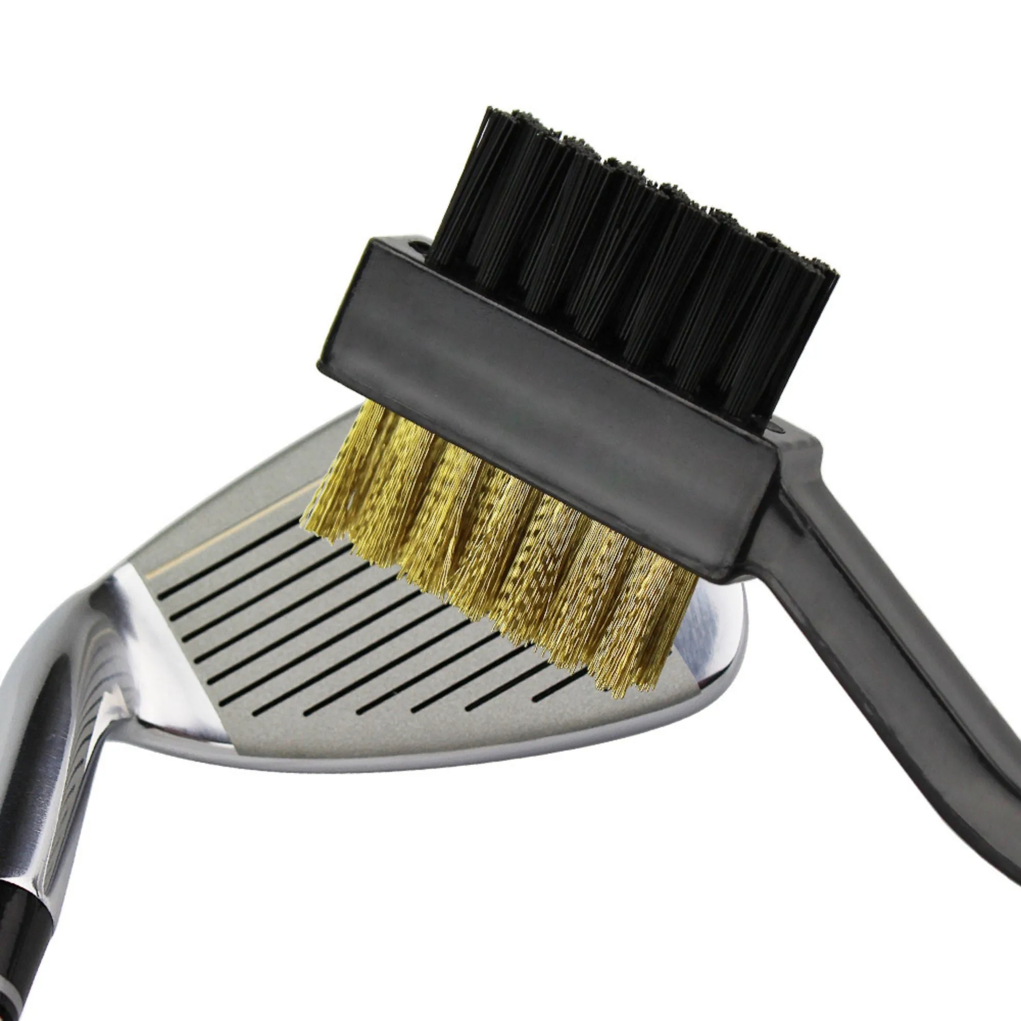 Nylon Steel Wire Golf Club Brush 1