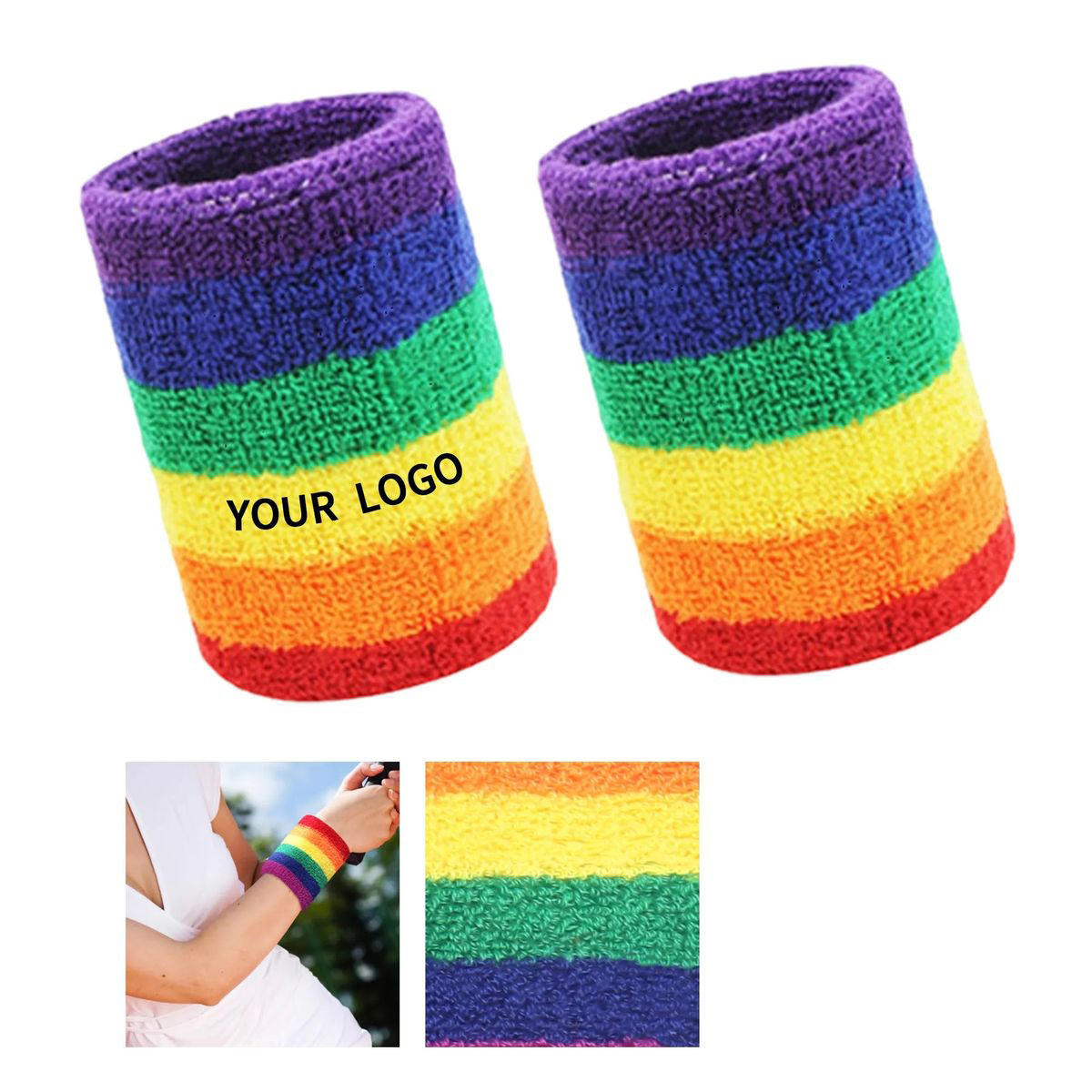 Cotton Blend Pride Wrist Brace 4