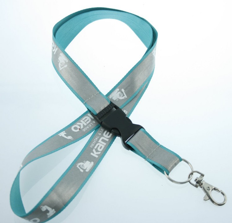 1/2" Neck Lanyard with Reflective Outer Edges 3