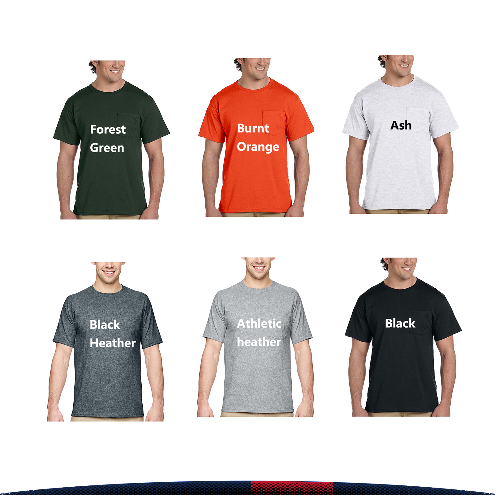 Jerzees® Adult Pocket T-Shirts 4