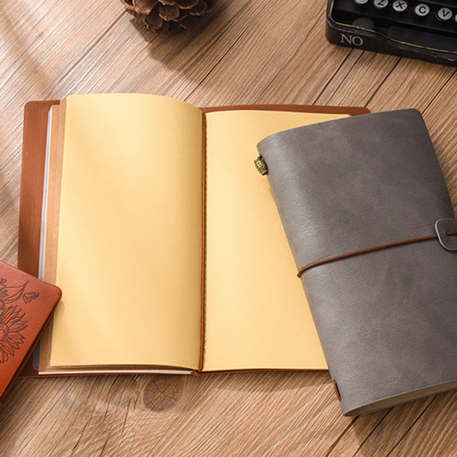 Vintage Refillable PU Leather Writing Travelers Notebook 2