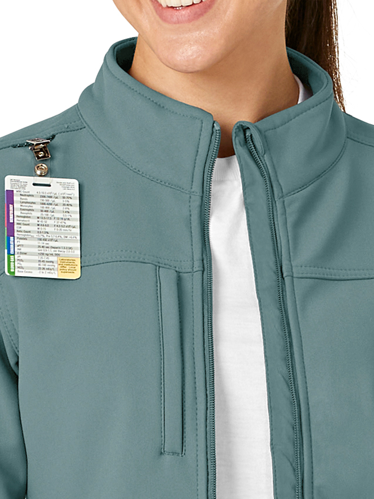 Carhartt Scrubs - Rugged Flex Peak - Women's Three-Pocket Bonded Fleece Jacket 6