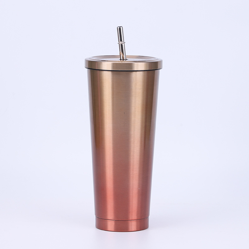 24 oz Vacuum Insulated Travel Mug with Straw 12
