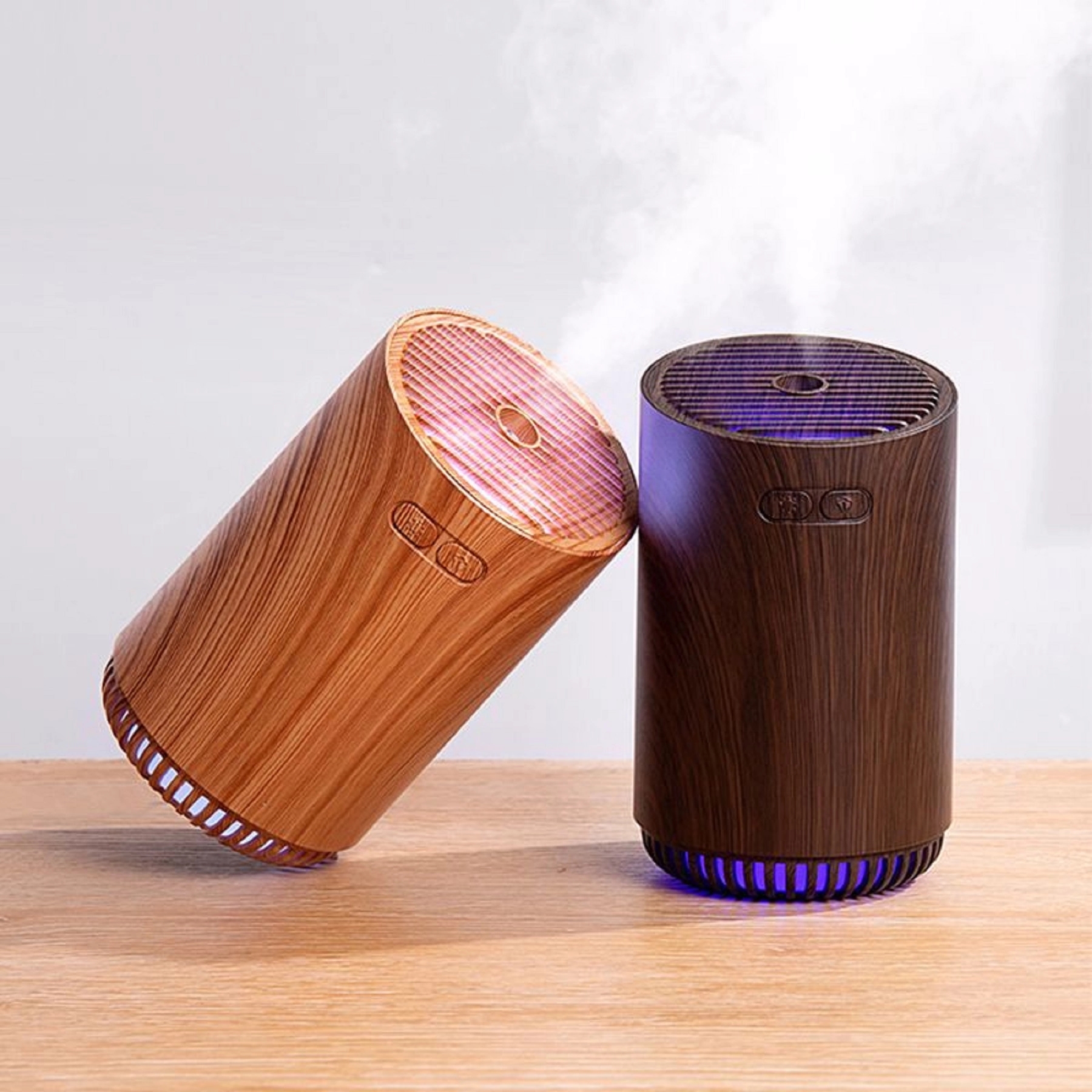 320 ML Wood Grain USB Air Humidifier 6