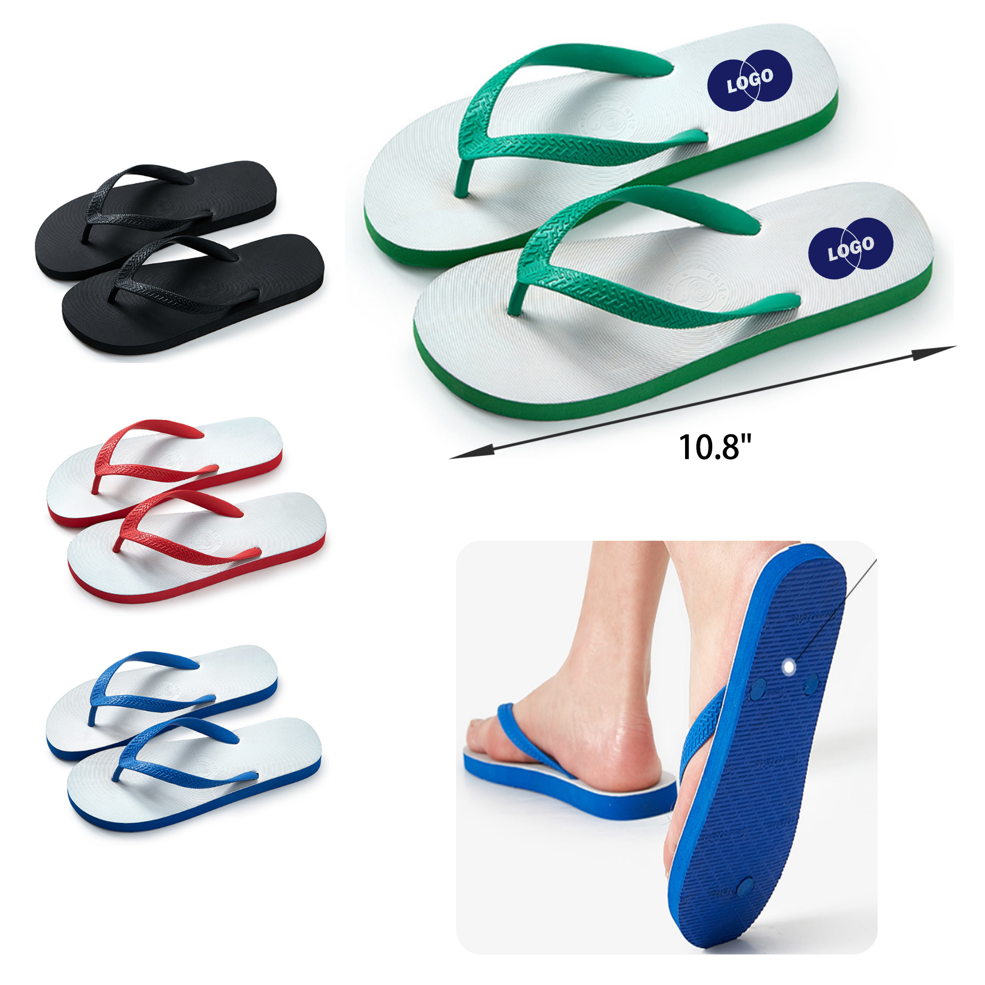 MOQ 50 PCS Stylish Adult Flip Flop 5
