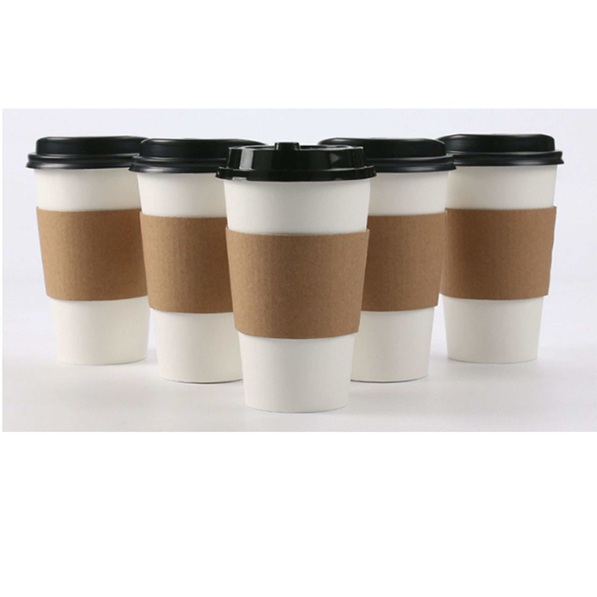 Sustainable Kraft Insulated Coffee Cup Sleeves 2