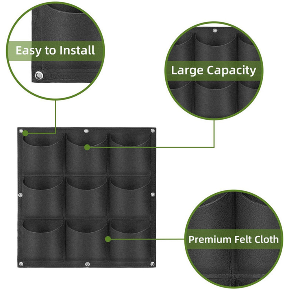 Garden Wall Planter Grow Bags 2