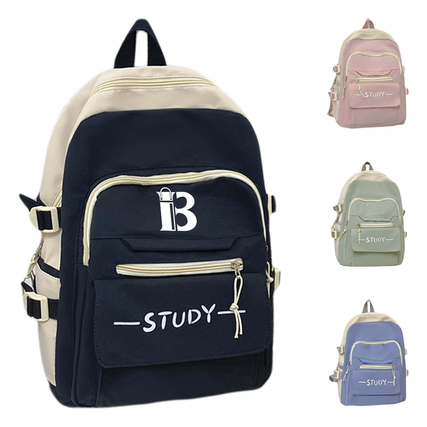 Nylon School Backpack 7