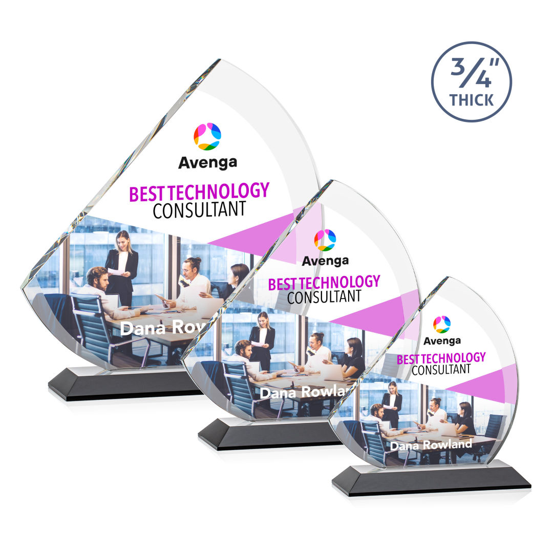 Nantucket VividPrint™ Award - Black