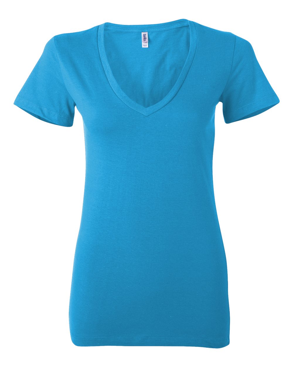 Women's Jersey Deep V-Neck Tee - 6035 15