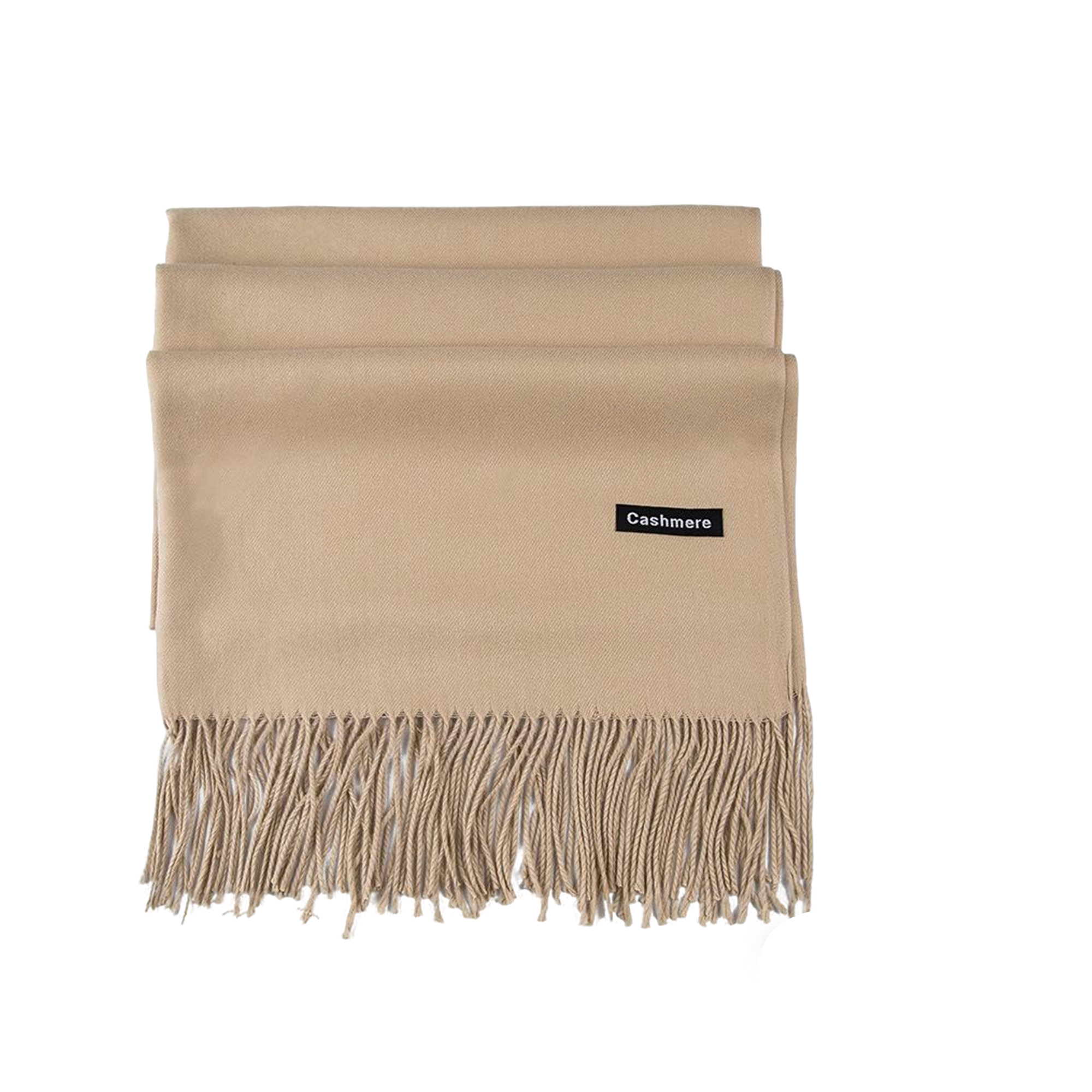 Soft Imitation Cashmere Woven Scarf With Fringe 71" By 28" 6