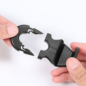 Stylish Faux Leather Car Seat Hook With Durable Metal Hook 7
