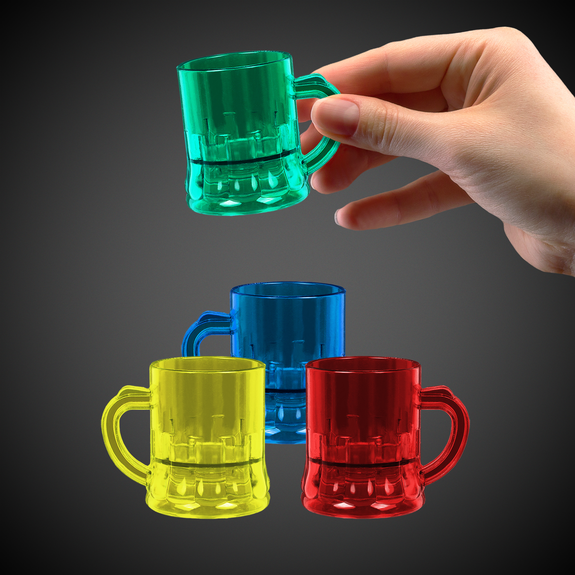 1 oz Mug Shaped Mini Shot Glass 2