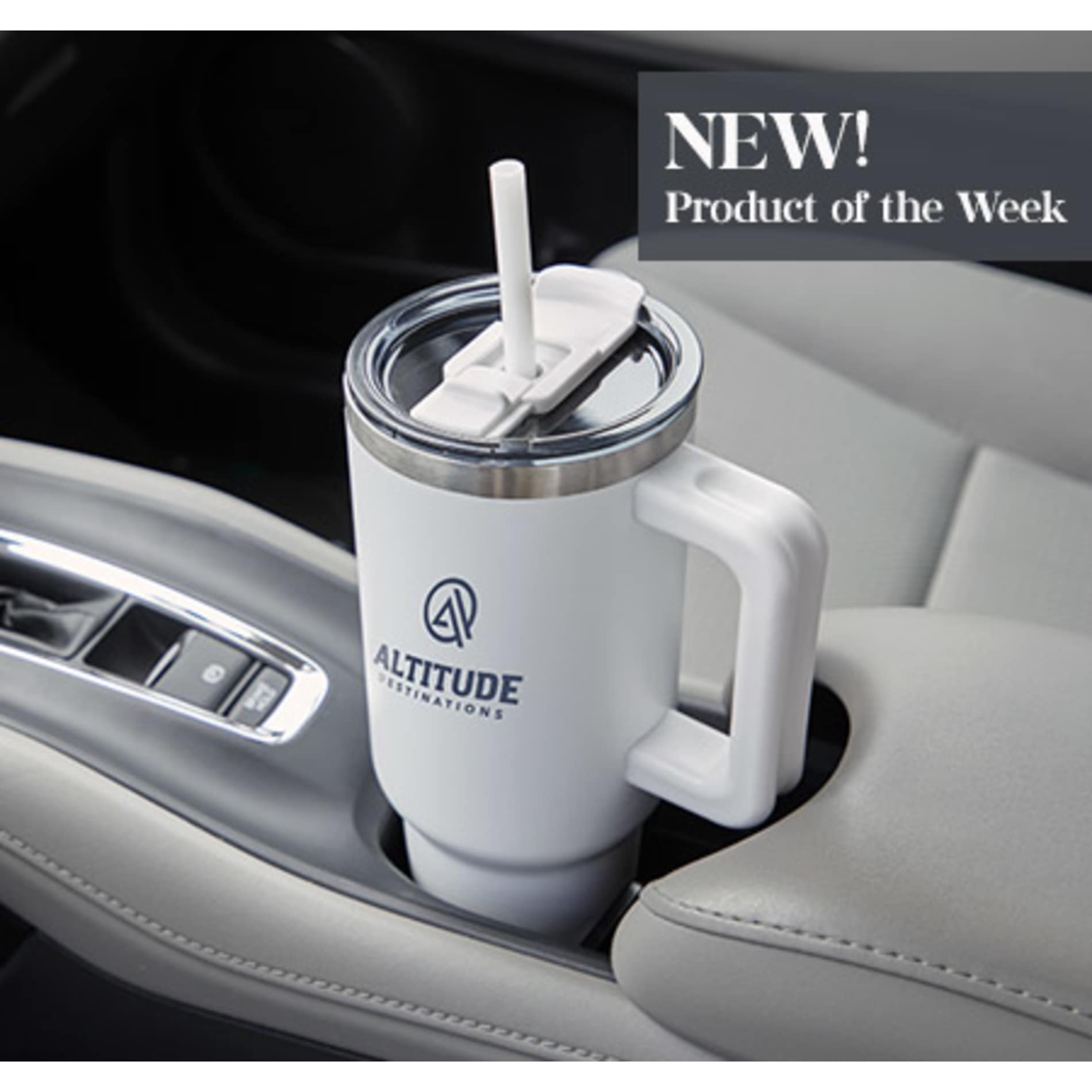 Pinnacle Recycled Travel Tumbler with Straw 40oz 6