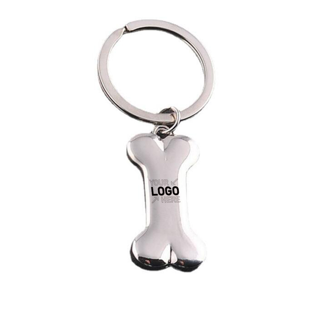 Zinc Alloy Bone Shaped Key Chain 5