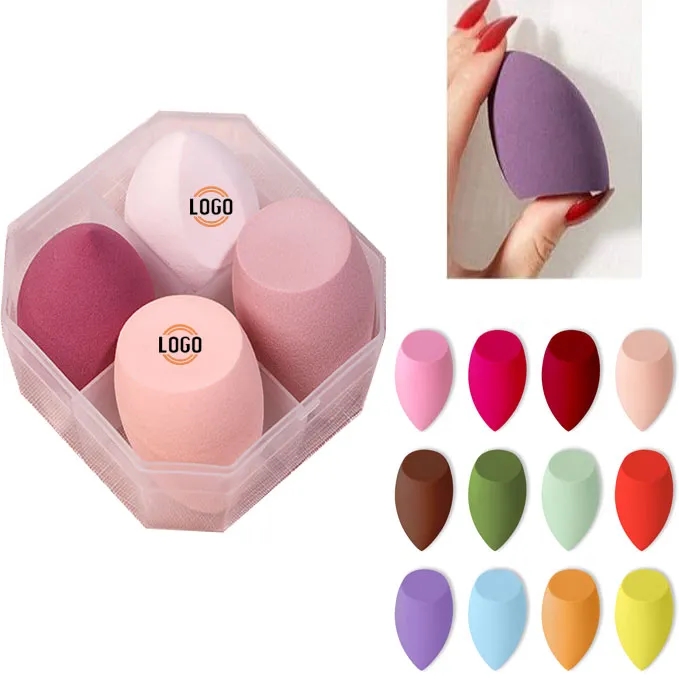 4 Pcs Dry and Wet Use Makeup Sponge Set 2