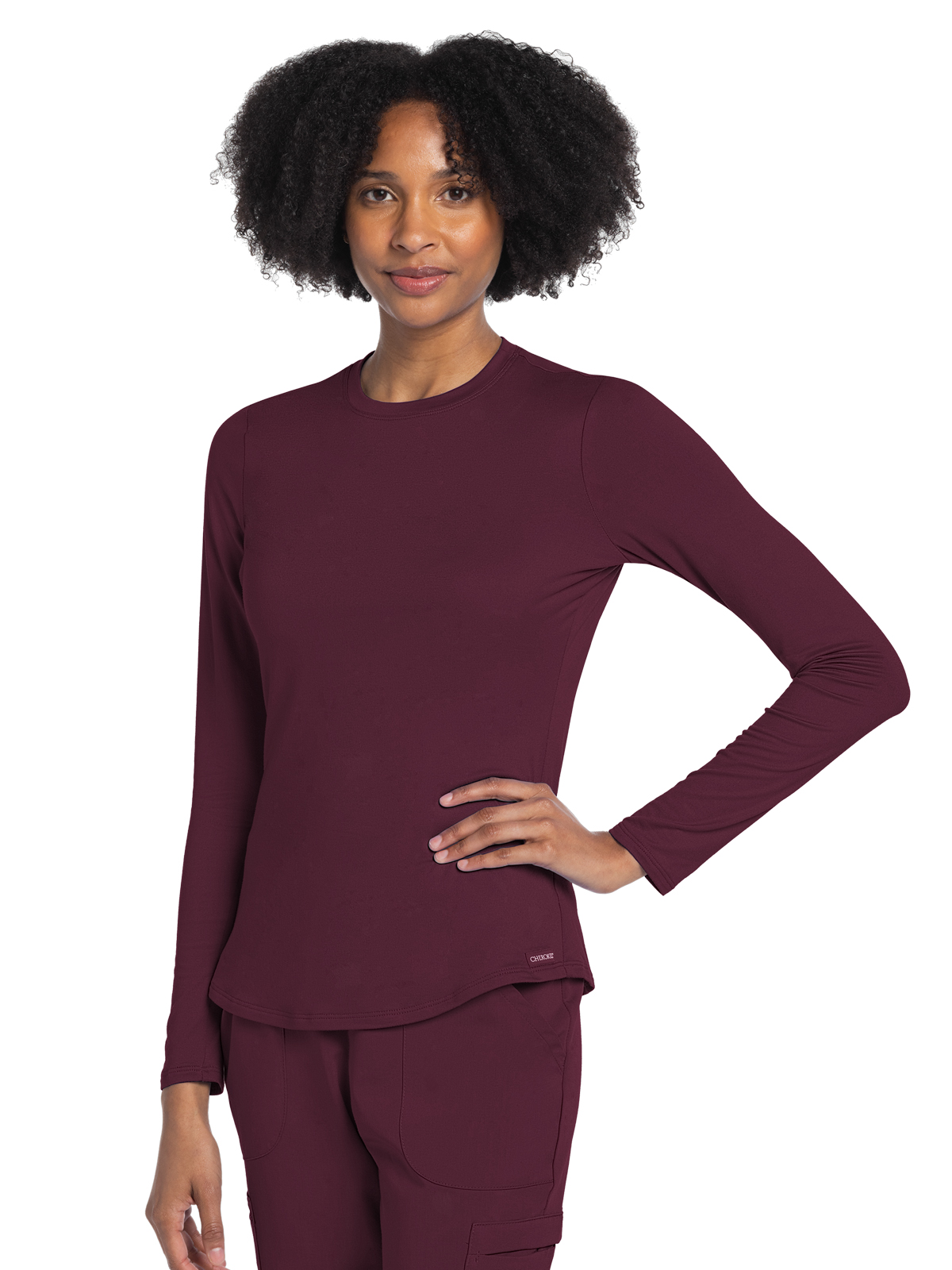 Cherokee - Cherokee Basics - Women's Pocketless Underscrub Tee 38