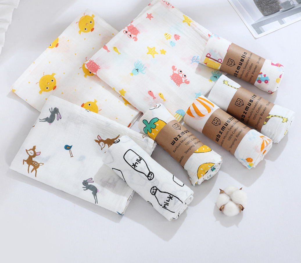 Cotton Swaddling Blanket 2