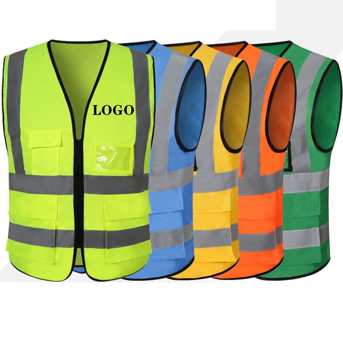 High Visibility Safety Reflective Vest With Pocket