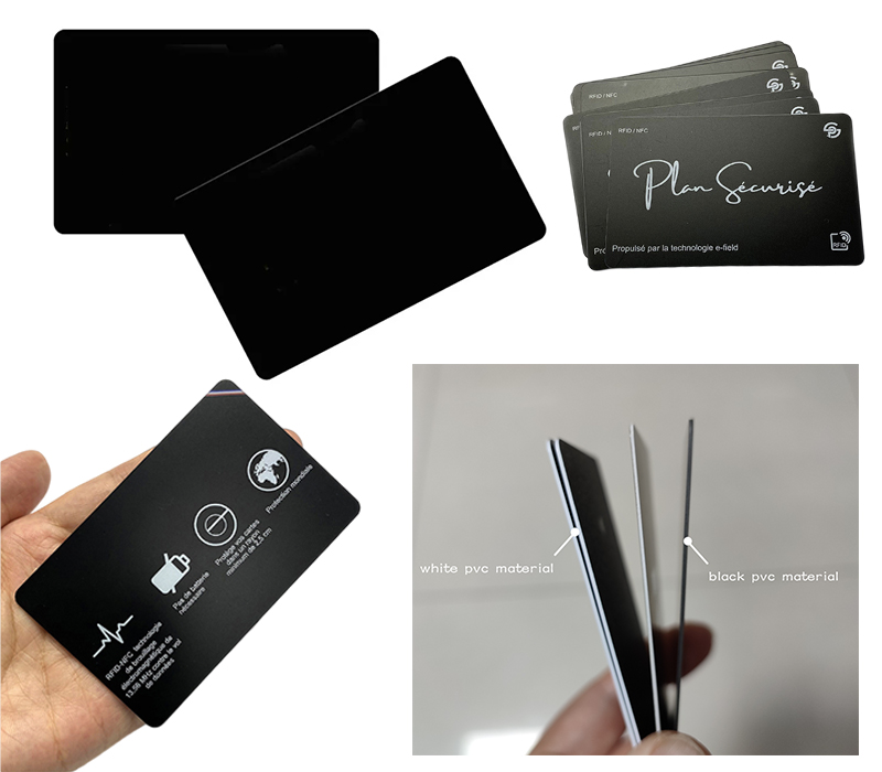 Waterproof Printable Plastic Smart NFC Card - Black 4