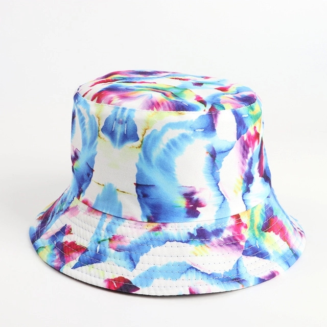 New Folding Double-sided Cotton Bucket Hat 25