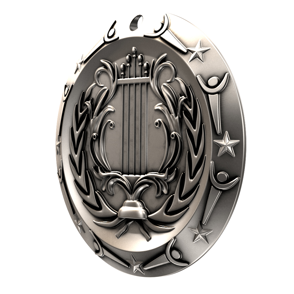 Music World Class Medallion (3") 7