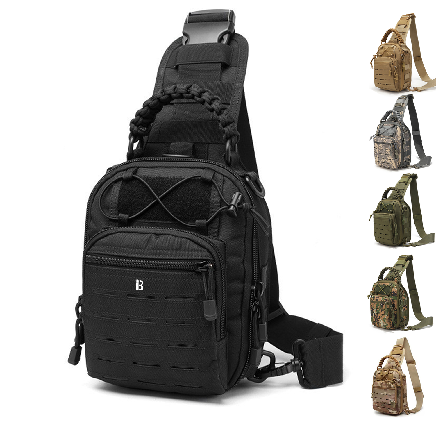 Multifunction Tactical Sling Chest Bag Pack 12