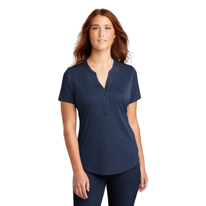 Sport-Tek Women's Endeavor Henley. 3