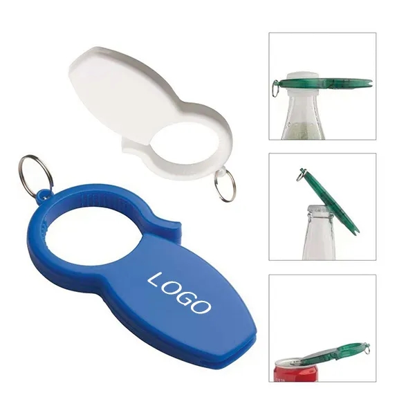 3-in-1 Bottle Opener Keychain - MOQ50 Bulk Pack 5