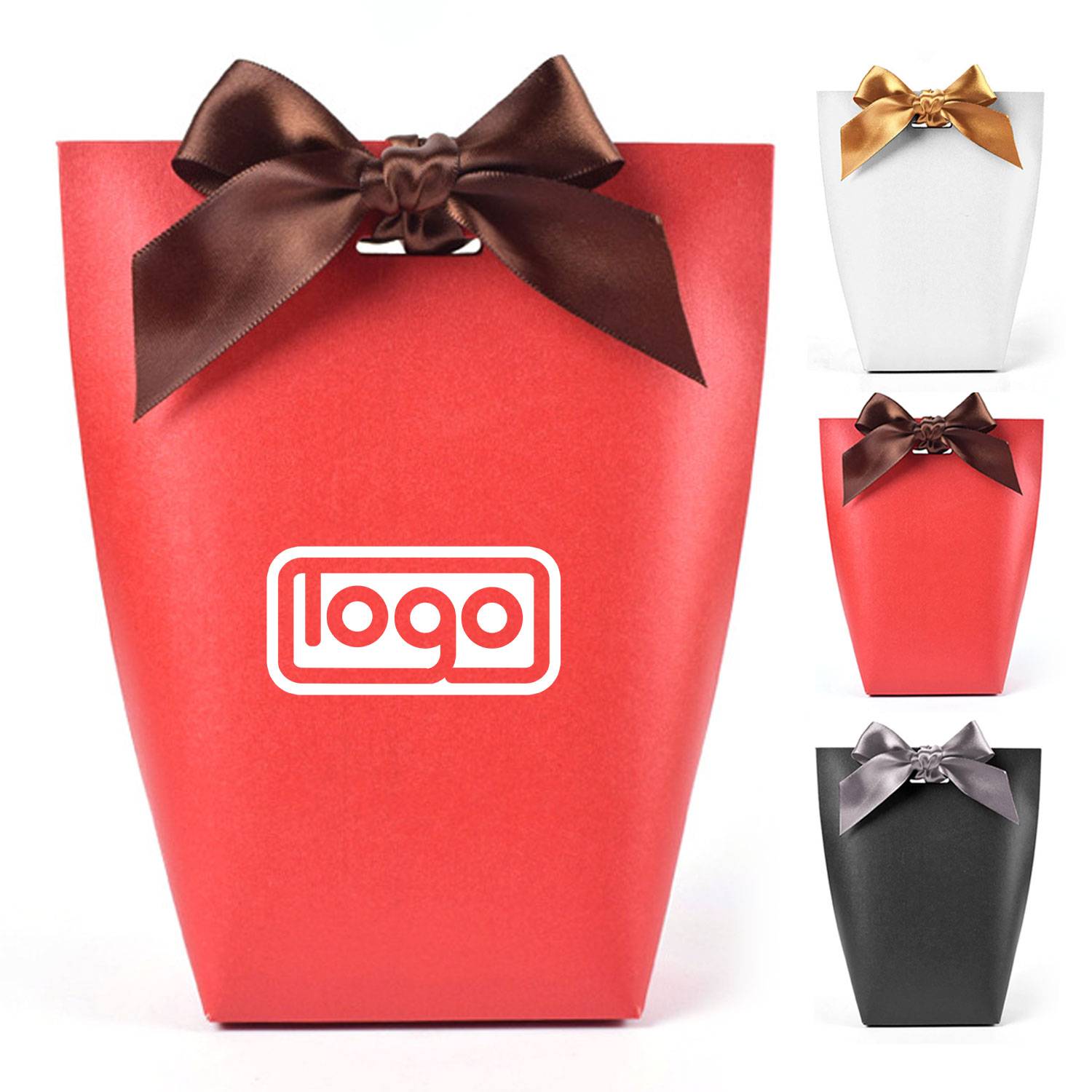 Small Foldable Gift Bag with Bow 1