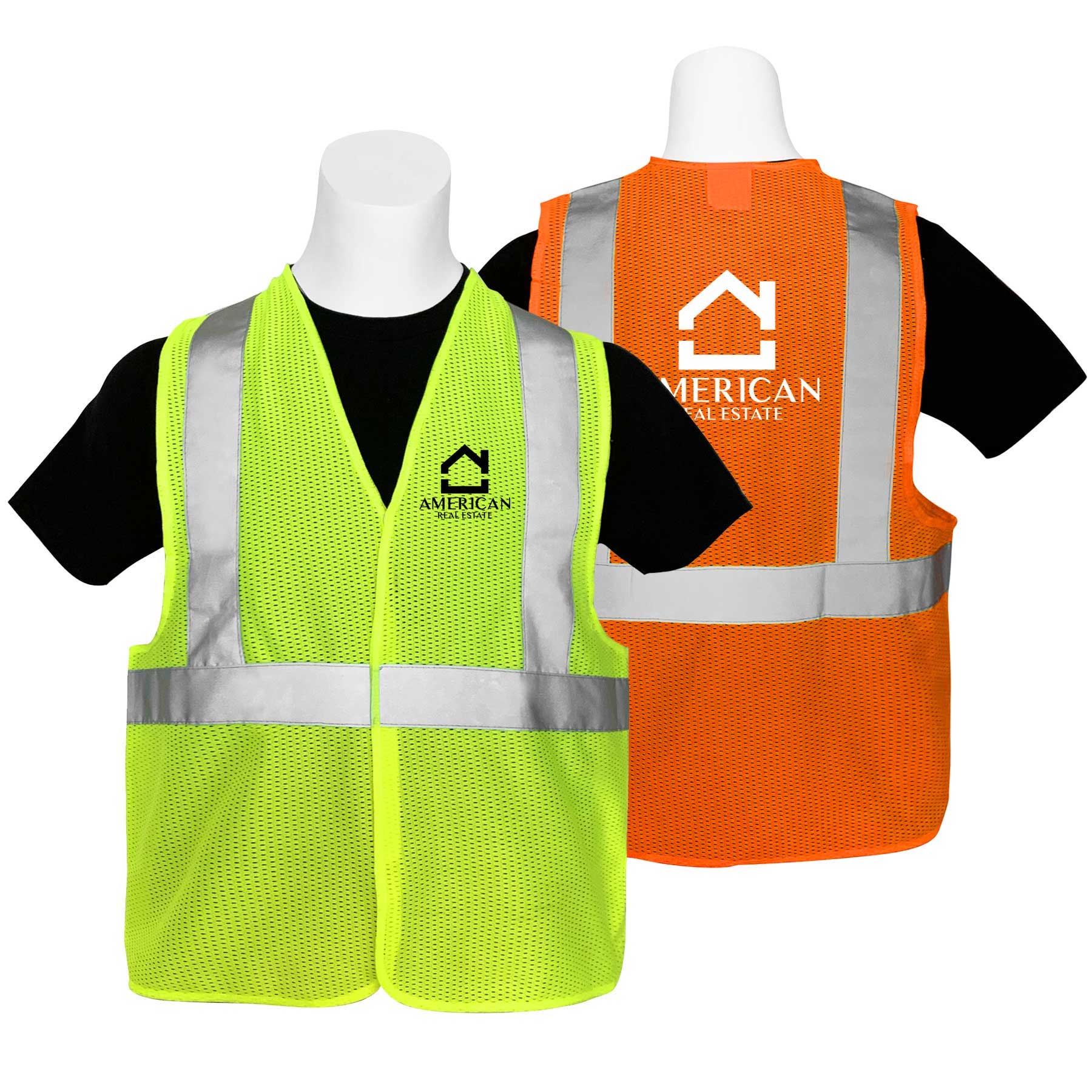 Mesh Fabric Reflective Safety Vest 8